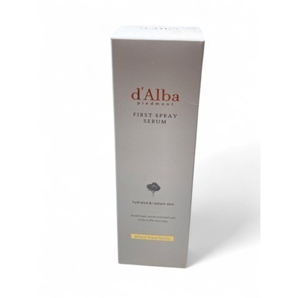 d'Alba White Truffle VEGAN First Spray Serum 180ml 6.08oz New Open Box